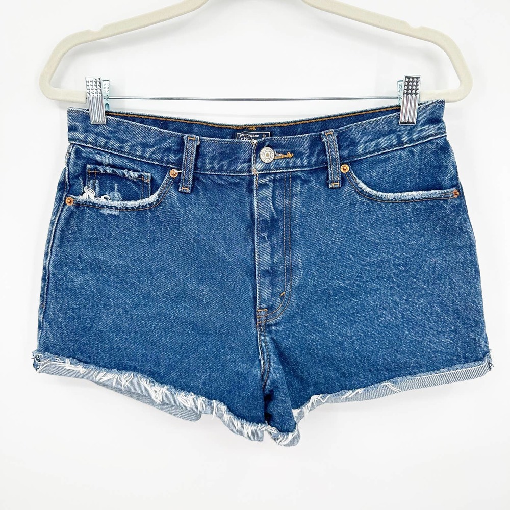 Abercrombie & Fitch Blue Jean Shorts